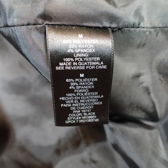 Norma Kamali Blazer Womens Medium Boyfriend Jacket One Button Minimalist Classic - Picture 3 of 10